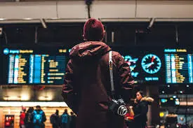 Putnici sa koferima ispred aerodroma Nikola Tesla u Beogradu